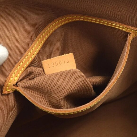 809302AM (C4) Louis Vuitton Satchel Bag Alma Brown Monogram - Picture 8 of 9